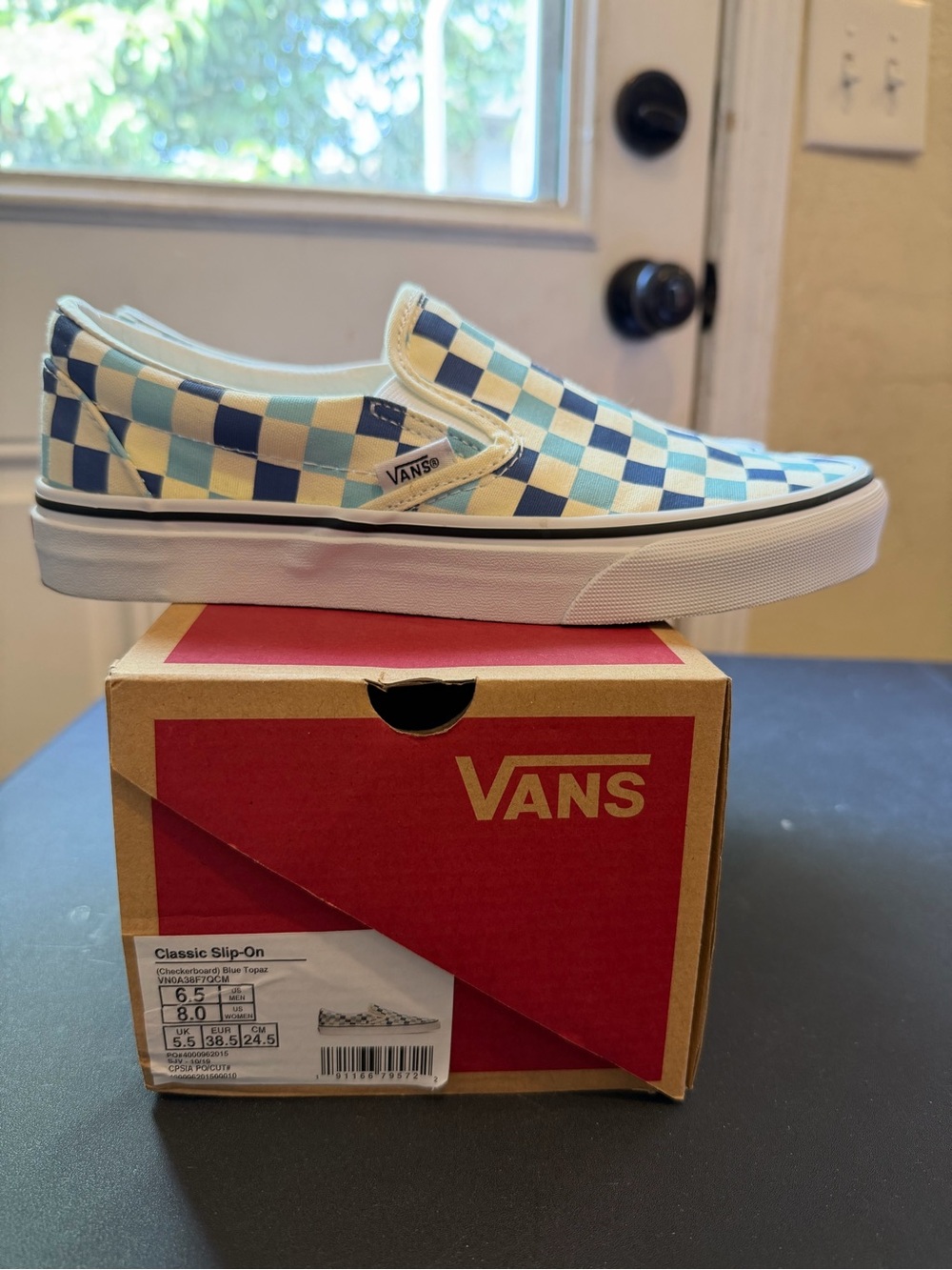 Vans checkerboard slip-on